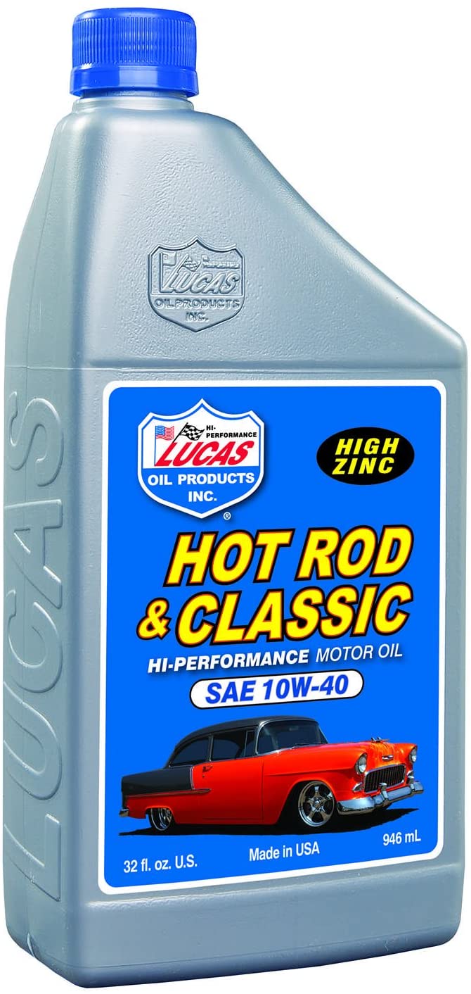 Lucas Oil Hot Rod and Classic Car 10W40 Motor Oil 1 qt Case Of 6 P/N 10688-6