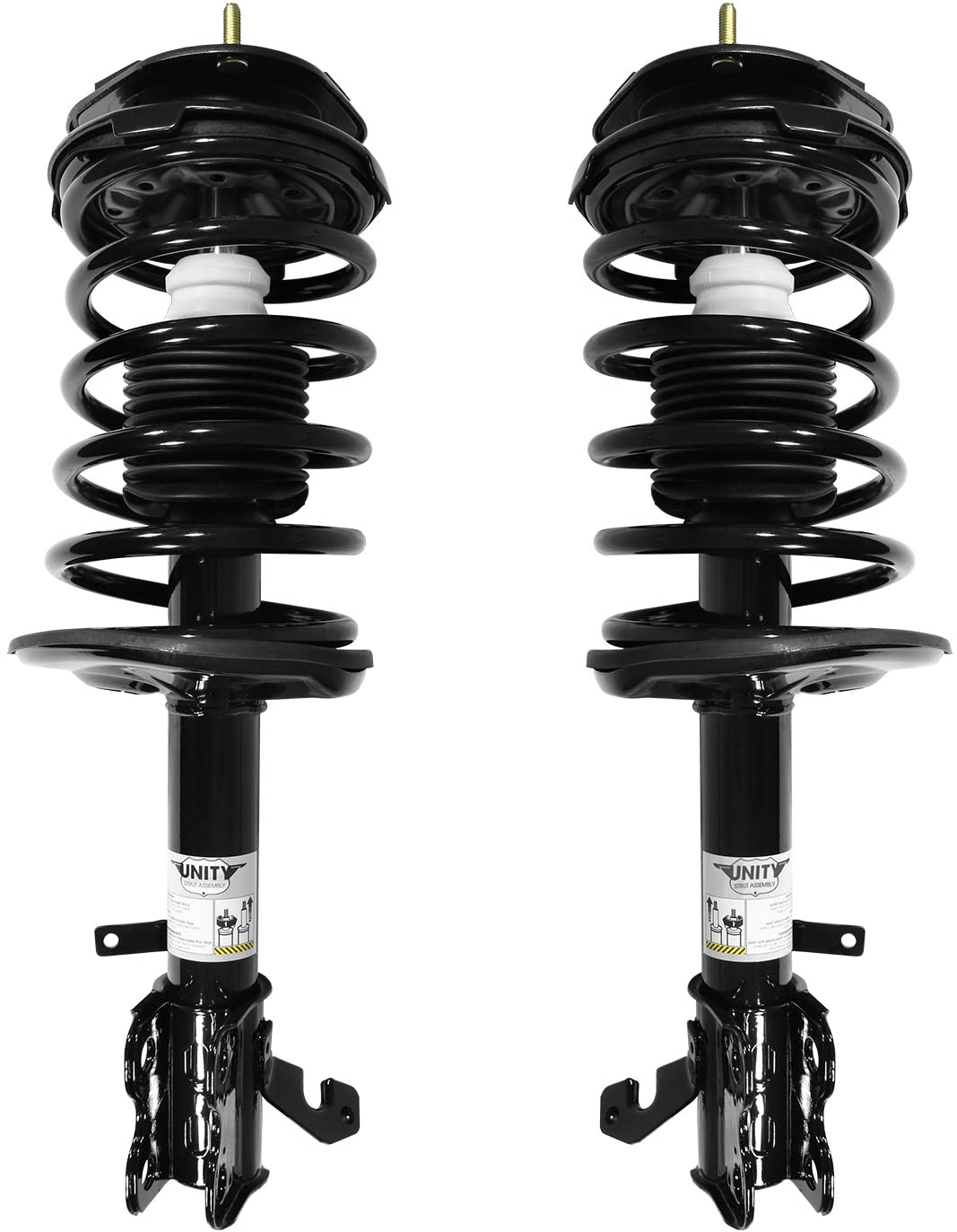 Unity Automotive 2-11151-11152-001 Front 2 Wheel Complete Strut Assembly Kit 1993-2002 Toyota Corolla