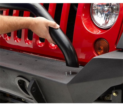 Bestop 42915-01 HighRock 4X4 Black Tubular Grille Guard for 2007-2018 Wrangler 2-Door & Unlimited