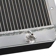 AutoRadiator 3 Row Aluminum Radiator For 1949-58 Jeep Willys 2.2L/2.6L/3.7L Gas L4/L6
