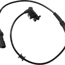 ABS Speed Sensor Compatible With 2006-2010 Ford Explorer & Mercury Mountaineer Passenger Side 2-Prong Pin Male Terminal