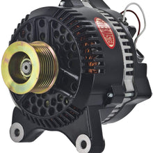 Powermaster 577631 Alternator (Ford 3G Black 200A 8 grv Pulley Large Frame V Mtg 1-Wire), 1 Pack