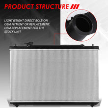 DPI 2454 OE Style Aluminum Core High Flow Radiator Replacement for 01-07 Highlander AT/MT