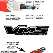 VMS Racing 10.2mm High Performance Engine SPARK PLUG IGNITION WIRES Wire Set in RED Compatible with LS1 5.7L V8 GM Engines Chevy Chevrolet Camaro Corvette Pontiac Firebird Trans Am