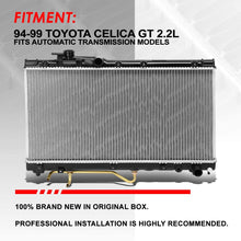 1575 Factory Style Aluminum Cooling Radiator Replacement for 94-99 Toyota Celica GT 2.2L AT