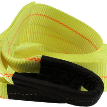 ABN Tow Strap with Reinforced Loops 2in x 30ft Vehicle Recovery Rope 16,000 lbs Pound Capacity Recovery Strap