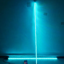 4ft Brightest RGB LED Whip Lights in Spiral Tube Blue-tooth App Control 2 Pieces