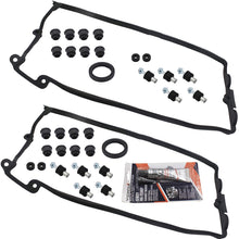 Engine Valve Cover Gaskets Kit Left & Right Replacement for BMW 545i 550i 645Ci 650i 745Li 745i 4.8L 2002 2003 2004 2005 2006 2007 2008 2009 2010# 11127513194 11127513195 by LAFORMO