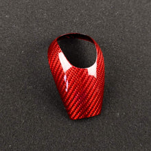 AIRSPEED Carbon Fiber Gear Shift Knob Cover Trim for BMW M3 M5 M6 Accessories(Red)