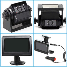 EWAY WiFi Wireless Magnetic Trailer Hitch Backup Rear View Camera & 4.3 inch LCD Monitor Safety Battery Powered for Gooseneck Horse Boat Travel Trailer/Fifth Wheels/RV/Camper Car, Removable Guideline