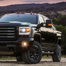 ANPART Towing Mirrors Fit for 2014-2018 1500 2015-2019 2500 HD 3500 HD Tow Mirrors With A Pair LH and RH Side Power with Heating Turn Signal Lamp Clearance Light