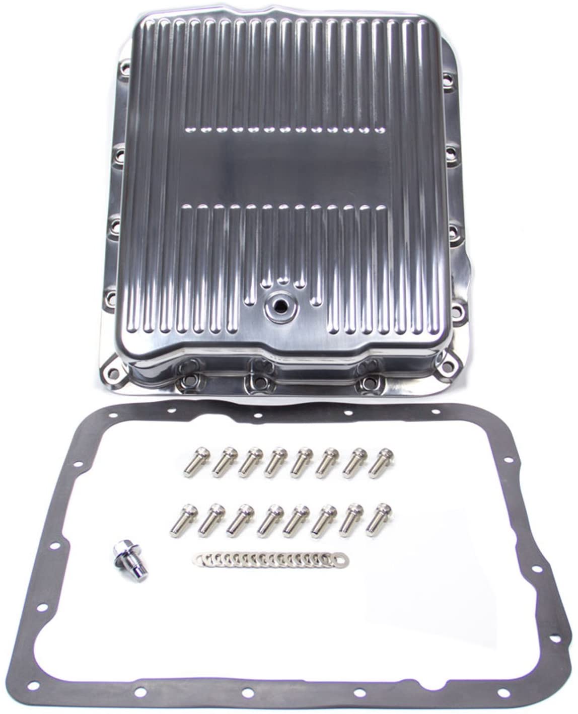Racing Power Company R8493 Polished Aluminum Transmission Pan