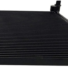 MYSMOT A/C AC Condenser with Receiver Drier For Honda Civic 2006-2011 / Acura CSX 2006-2011 (4-Door Sedan Models Only) 80110SNAA01 3525