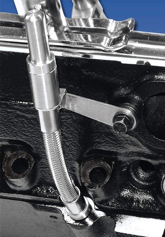 Milodon 22005 Stainless Steel Dipstick for Small Block Chevy 1986-Up