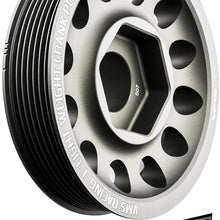 VMS RACING 05-06 Light Weight Billet Aluminum Crankshaft CRANK PULLEY Compatible with Acura RSX Type S DOHC K20Z1 2005-2006 4G63 Engines ONLY OEM SIZE (uses same belts)