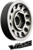 VMS RACING 05-06 Light Weight Billet Aluminum Crankshaft CRANK PULLEY Compatible with Acura RSX Type S DOHC K20Z1 2005-2006 4G63 Engines ONLY OEM SIZE (uses same belts)