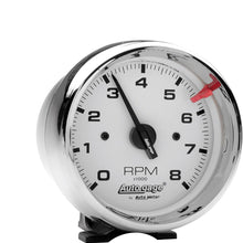AUTO METER 2304 Autogage White Face Tachometer,3.750 in.
