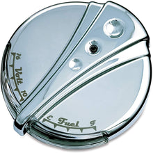 Kuryakyn 7281 Motorcycle Lighting Accent Accessory: Deco LED Fuel and Battery Gauge for 1988-2019 Harley-Davidson Motorcycles, Chrome