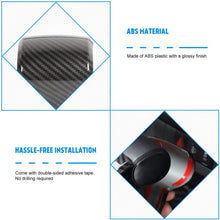 Car Gear Shift Knob Cover Trim Interior Accessories for Jeep Wrangler JK JKU 2007-2010 (Carbon Fiber Grain)