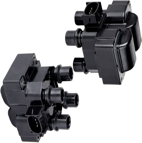 SCITOO Ignition Coil Pack Set of 2 Compatible with for-d/Lincoln/Mercury 1991-2001 Automobiles Fit for OE: FD487 DG530