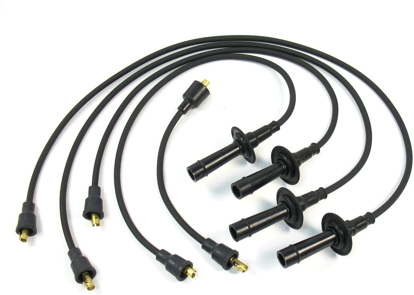 Pertronix 704101 Flame-Thrower Black Custom Fit 4 Cylinder Spark Plug Wire