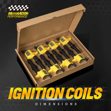 Motovecor Ignition Coil Pack DG511 Straight Boot 15% More High Energy for Ford F150 F-150 F250 Expedition Explorer Mustang Lincoln Mercury 5.4L 4.6L 6.8L V8 V10 with DG511 C1541 FD508 - Upgrade 8Pack