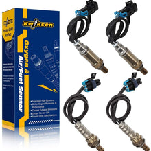 Kwiksen 4pcs Upstream and Downstream Heated O2 Oxygen Sensor 1 and Sensor 2 Bank 1 Bank 2 Compatible with GMC Sierra 1500 Yukon V8-4.8L 2006 2007
