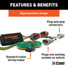 CURT 56212 Vehicle-Side Custom 4-Pin Trailer Wiring Harness for Select Scion FR-S, Subaru BRZ
