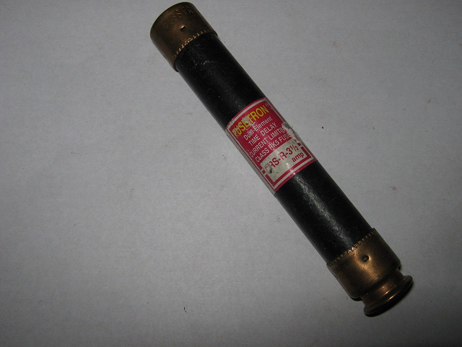 Bussmann FRS-R-3-1/2, 3-1/2 Amp (3-1/2A) 600V Fusetron Dual Element Time-Delay Current Limiting Class RK5 Fuse, UL Listed