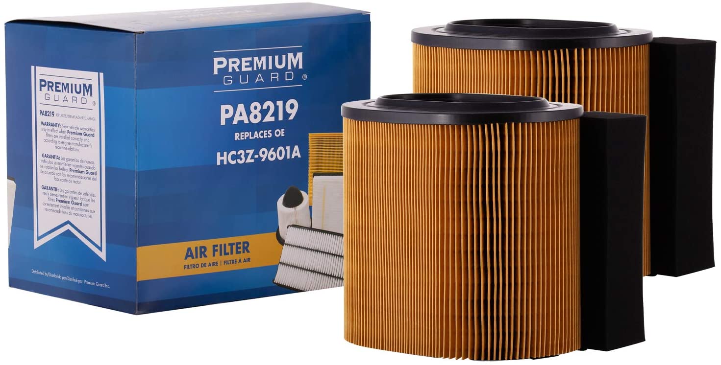 PG Kit Engine Air and Cabin Filter AC82198214| Fits 2017-19 Ford F-250 Super Duty, F-350 Super Duty, 2017 F-450 Super Duty, F-550 Super Duty