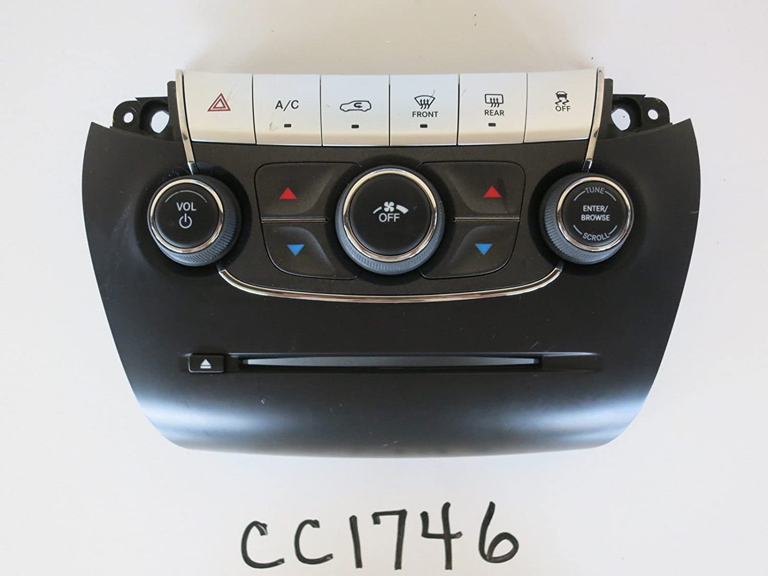 Dodge 11 12 13 14 15 Journey Audio Control Panel Temp Climate Unit HVAC OEM CC1746