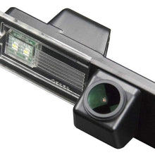 Rear Reversing Backup Camera Rearview License Plate Replacement Camera Night Vision Ip69k Waterproof for BMW 1 Series M1 E81 E87 F20 F21 116i 118i 120i 135i 640i Mini Cooper R55 R57 R60 R61