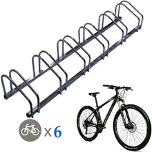 EasyGo Floor Stationary Triple Bike Wheel Rack, Indoor – Outdoor Bike Stand