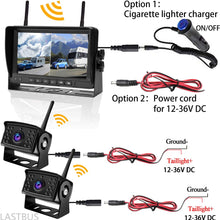 Wireless Backup Camera - IP69 Waterproof 1080P HD Night Vision Wide View Angle Backup Camera Wireless with 7 Inch HD Monitor, Wireless Backup Camera for Truck RV Trailer Pickup Camper