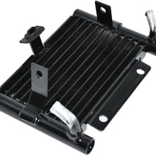 YHMTIVTU Motorcycle Oil Cooler Radiator Fits for Harley Touring Road King Electra Glide Street Glide Road Glide 2017-2019
