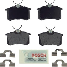 Bosch BE340H Blue Disc Brake Pad Set For: Audi A3 A4 A6 A8 Allroad RS6 S4 S6 S8 TT Quattro; Volkswagen Beetle, Cabrio, Corrado, Derby, Eos, Golf, Jetta, Lupo, Passat, Quantum, Scirocco, Vento, Rear