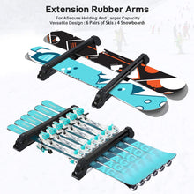 MaxKare Ski & Snowboard Car Racks Universal for 6 Pairs Skis/4 Snowboards Aviation Aluminum Resistant to -60°C Upgraded Ski Rack 33inch Fit Wing/Oblate/Square Crossbars Black