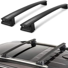 OTUAYAUTO Roof Rack Crossbars Replacement for 2011-2021 Jeep Grand Cherokee, with Anti-Theft Locks Luggage Racks Cross Bars, Black Matte