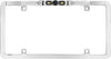 BOYO VTL275HDL - Ultra Slim Full-Frame License Plate HD Backup Camera with Multiple Viewing Modes and LED Lights (Chrome)