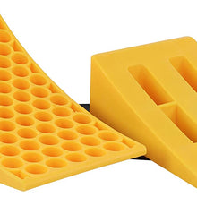 Dumble RV Leveling Blocks - 2 Camper Leveling Blocks and Chock Blocks Kit - 2 Anti-Slip Rubber Mats and 1 Storage Bag