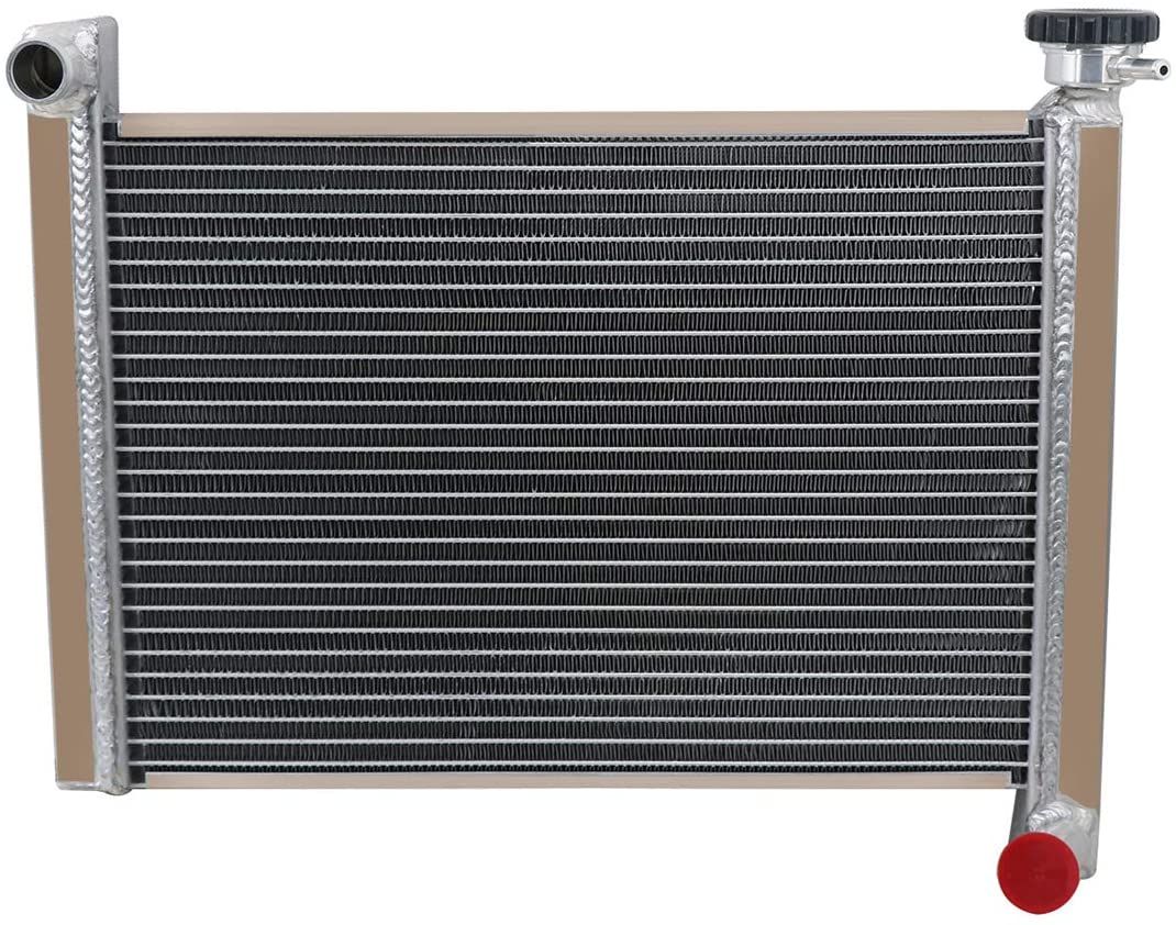 CoolingSky All Aluminum ATV Radiator for 2009-2014 Polaris Scrambler XP 850 &Sportsman 550/850/XP 550/XP 850