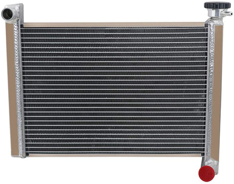 CoolingSky All Aluminum ATV Radiator for 2009-2014 Polaris Scrambler XP 850 &Sportsman 550/850/XP 550/XP 850