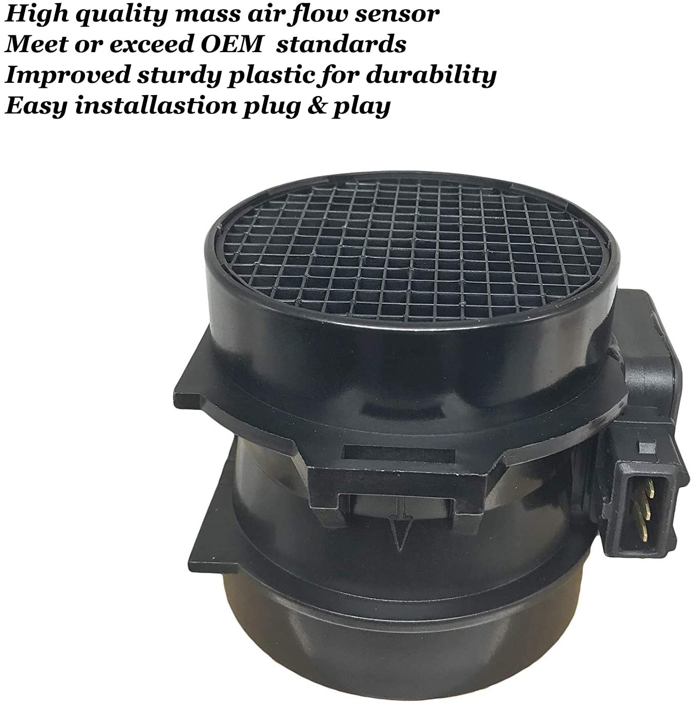 New Mass Air Flow Sensor Meter MAF for BMW E36 E39 E46 3 Series 5 Series Z3 Series Land Rover Freelander Suzuki Verona Volvo S40 V40 2.5L 2.8L Edition Replace OE 5WK9605 13621432356