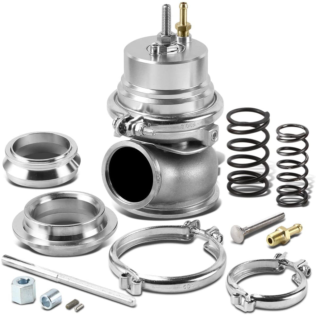 60mm Bolt-on 5/12/14 PSI External Turbo Exhaust Manifold Wastegate (Black)