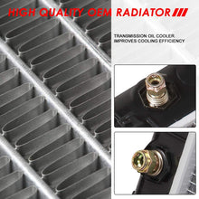 2537 OE Style Aluminum Core Cooling Radiator Replacement for Chevy Silverado Suburban Sierra Sierra 2500 3500 AT 01-02