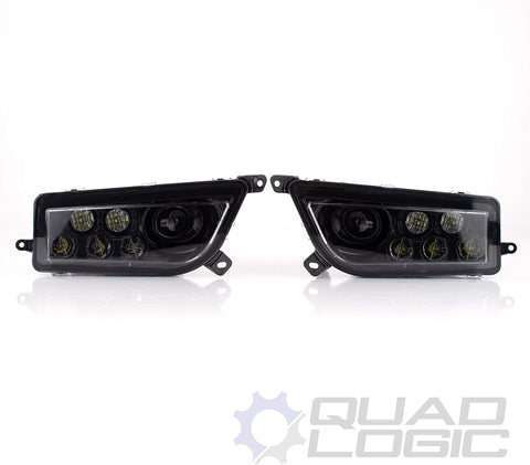 Polaris RZR 900 1000 EFI Blackout HeadLight LED (PAIR) - 2412335 2412336