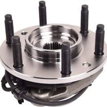 Bapmic 2PCS 513188 Front Wheel Hub Bearing Assembly for Chevrolet Trailblazer EXT GMC Envoy XL XUV 6 Lugs w/ABS