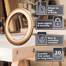 15pcs Oil Drain Plug Crush Washer Gasket Seal – 14mm Replacement for Hyundai/Kia - OEM 21513-23001 Fits Most Popular Models 2001-2022 by AUTOMAJOR