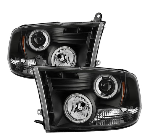 Spyder Auto 5030320 CCFL Halo Projector Headlights Black/Clear