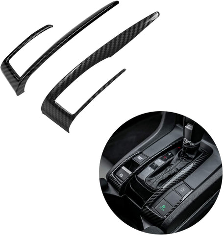 Thenice for 10th Gen Civic ABS Plastic Gear Box Trims CVT Automatic Transmission Shift Boots Decoration Stickers for Honda Civic 2021 2020 2019 2018 2017 2016 -Blue